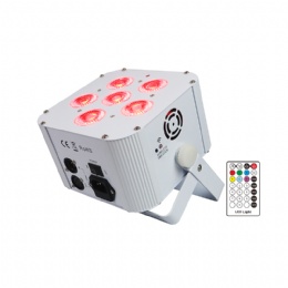 6PCS led battery&wireless dmx&IR control par light With Phone app